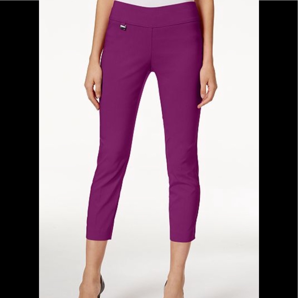 Afani skinny tummy control crop pants